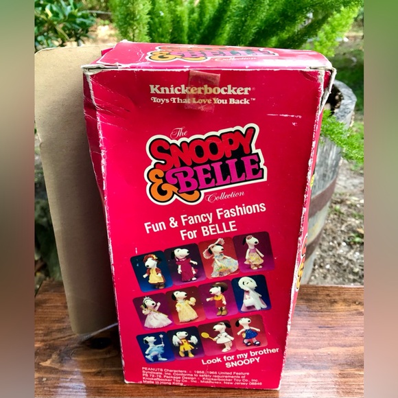 Vintage 1965 KNICKERBOCKER Snoopy Belle Poseable Figure Doll Accessory Woodstock - Picture 9 of 11